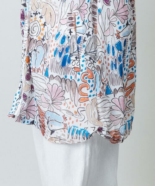 HIROKO KOSHINO / ヒロココシノ その他アウター | ペンギンプリントナイロンコート/洗える | 詳細8