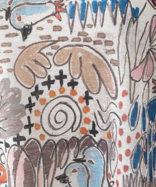 HIROKO KOSHINO / ヒロココシノ カットソー | リネンライクプリントカットソー /日本製/洗える | 詳細7