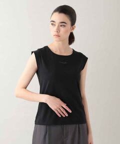 HIROKO KOSHINO / ヒロココシノ カットソー | グリッターロゴカットソー /日本製/洗える