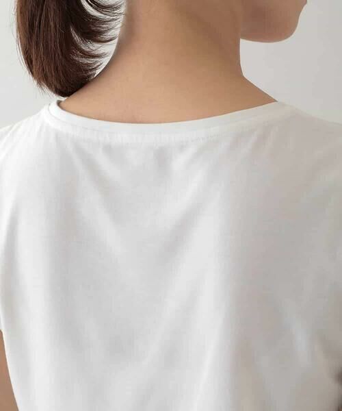 HIROKO KOSHINO / ヒロココシノ カットソー | グリッターロゴカットソー /日本製/洗える | 詳細3