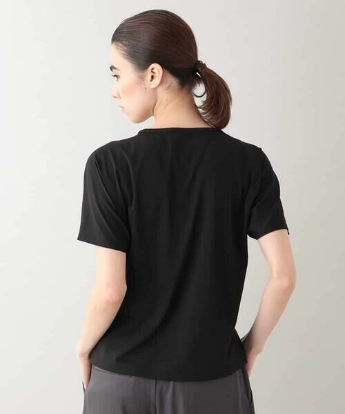 HIROKO KOSHINO / ヒロココシノ カットソー | オパールロゴプリントカットソー /日本製/洗える | 詳細2