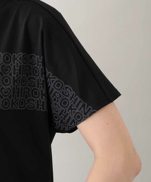 HIROKO KOSHINO / ヒロココシノ カットソー | オパールロゴプリントカットソー /日本製/洗える | 詳細5