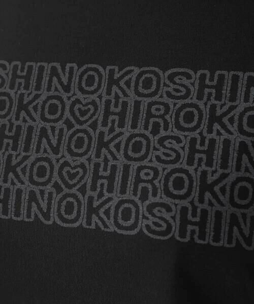 HIROKO KOSHINO / ヒロココシノ カットソー | オパールロゴプリントカットソー /日本製/洗える | 詳細7