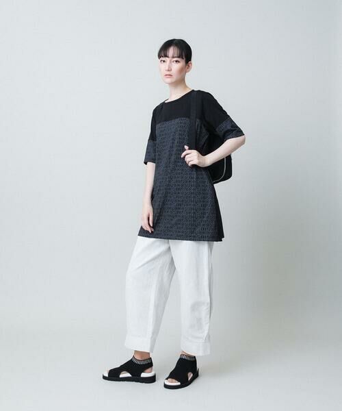 HIROKO KOSHINO / ヒロココシノ チュニック | オパールロゴプリントチュニック /日本製/洗える | 詳細10