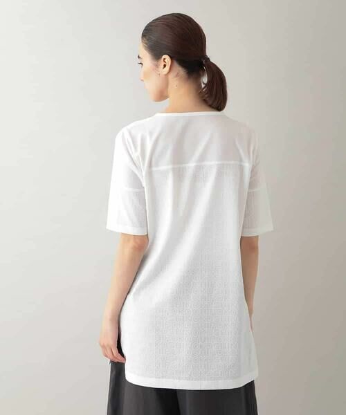 HIROKO KOSHINO / ヒロココシノ チュニック | オパールロゴプリントチュニック /日本製/洗える | 詳細2