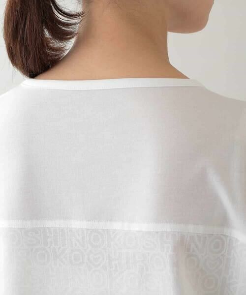 HIROKO KOSHINO / ヒロココシノ チュニック | オパールロゴプリントチュニック /日本製/洗える | 詳細4