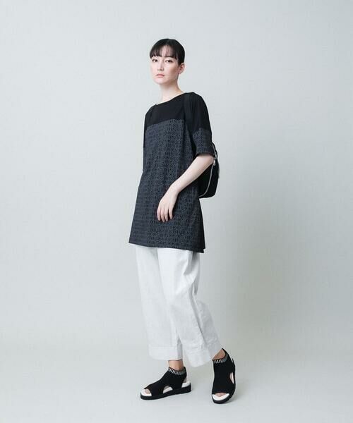 HIROKO KOSHINO / ヒロココシノ チュニック | オパールロゴプリントチュニック /日本製/洗える | 詳細9