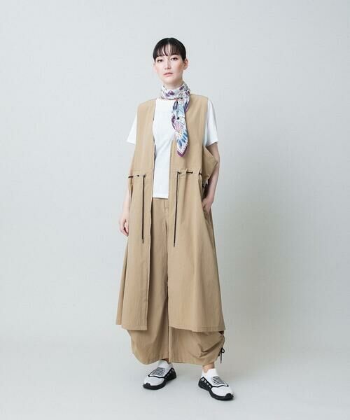 HIROKO KOSHINO / ヒロココシノ チノ・ワークパンツ | サイドドロストボリュームパンツ/洗える | 詳細12