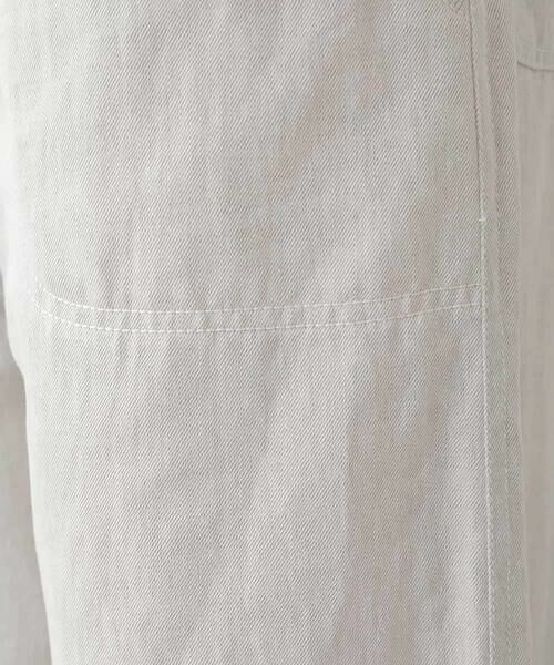 HIROKO KOSHINO / ヒロココシノ チノ・ワークパンツ | ライトデニムデザインパンツ/洗える | 詳細7