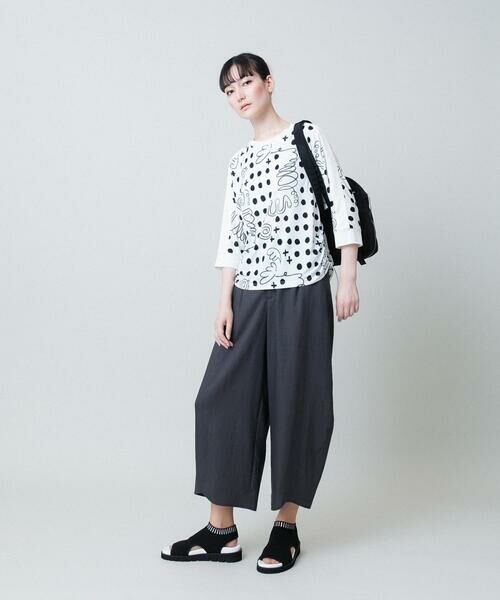 HIROKO KOSHINO / ヒロココシノ チノ・ワークパンツ | ニュアンスカラーコクーンパンツ/洗える | 詳細10