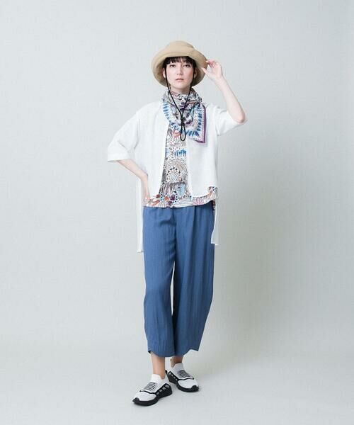 HIROKO KOSHINO / ヒロココシノ チノ・ワークパンツ | ニュアンスカラーコクーンパンツ/洗える | 詳細9