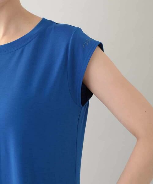 HIROKO KOSHINO / ヒロココシノ ロング・マキシ丈ワンピース | ロゴアクセントジャージーワンピース/洗える | 詳細8