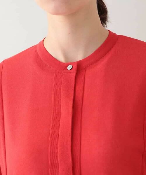HIROKO KOSHINO / ヒロココシノ カーディガン・ボレロ | フレアスリーブデザインニットカーディガン/洗える | 詳細4