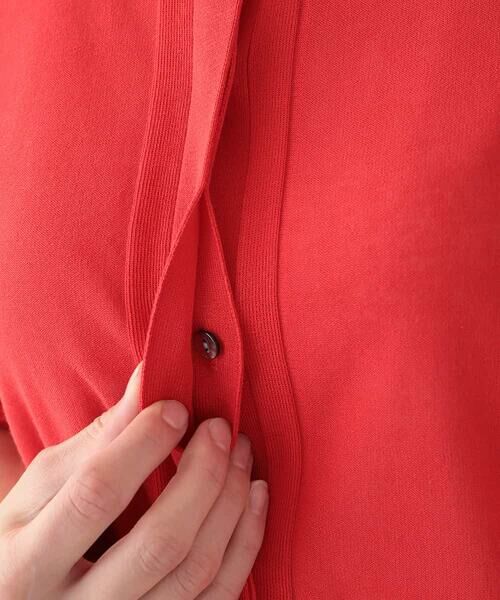 HIROKO KOSHINO / ヒロココシノ カーディガン・ボレロ | フレアスリーブデザインニットカーディガン/洗える | 詳細8