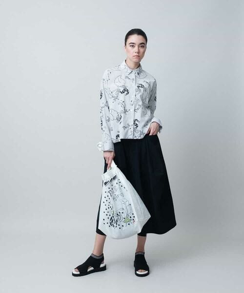 HIROKO KOSHINO / ヒロココシノ トートバッグ | イラストプリントエコバッグ | 詳細12