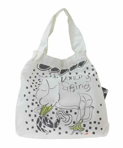 HIROKO KOSHINO / ヒロココシノ トートバッグ | イラストプリントエコバッグ | 詳細5