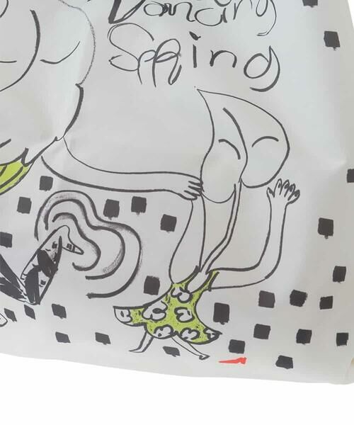 HIROKO KOSHINO / ヒロココシノ トートバッグ | イラストプリントエコバッグ | 詳細7