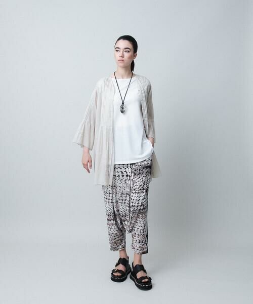 HIROKO KOSHINO / ヒロココシノ シャツ・ブラウス | ピンタックシアーブラウス/日本製/洗える | 詳細11