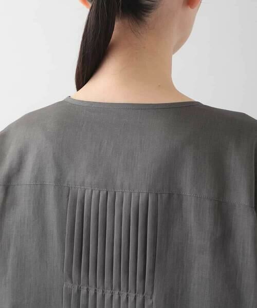 HIROKO KOSHINO / ヒロココシノ シャツ・ブラウス | ピンタックシアーブラウス/日本製/洗える | 詳細4