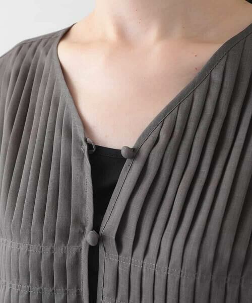 HIROKO KOSHINO / ヒロココシノ シャツ・ブラウス | ピンタックシアーブラウス/日本製/洗える | 詳細5