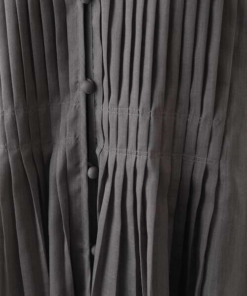 HIROKO KOSHINO / ヒロココシノ シャツ・ブラウス | ピンタックシアーブラウス/日本製/洗える | 詳細8
