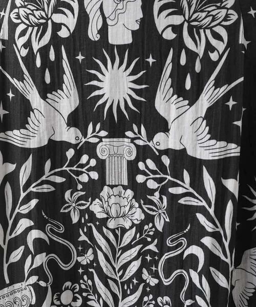 HIROKO KOSHINO / ヒロココシノ ロング・マキシ丈スカート | ボタニカルアートプリントスカート/日本製 | 詳細7