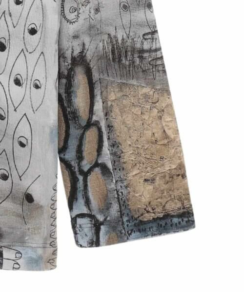 HIROKO KOSHINO / ヒロココシノ カットソー | アートプリントプルオーバー/日本製/洗える | 詳細3