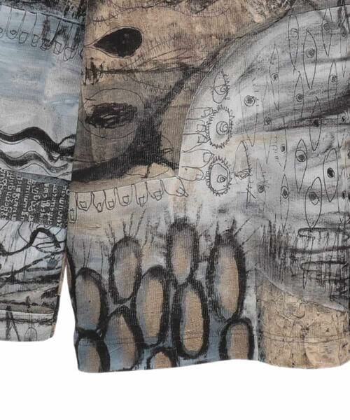 HIROKO KOSHINO / ヒロココシノ カットソー | アートプリントプルオーバー/日本製/洗える | 詳細4