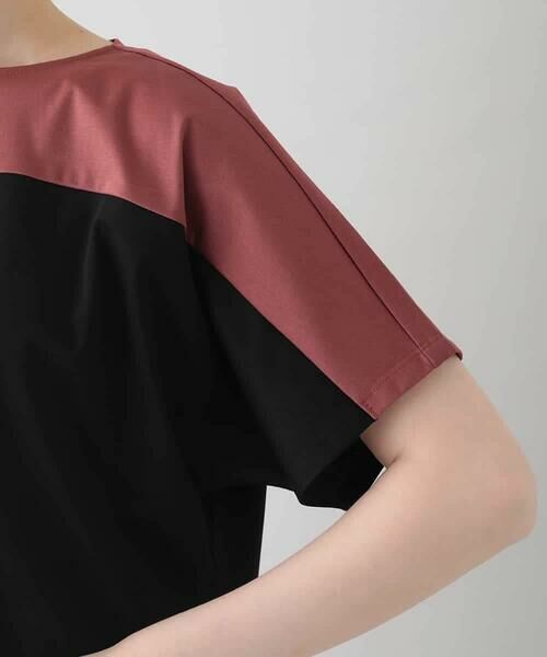 HIROKO KOSHINO / ヒロココシノ カットソー | ツートンスムースTシャツ/日本製/洗える | 詳細5
