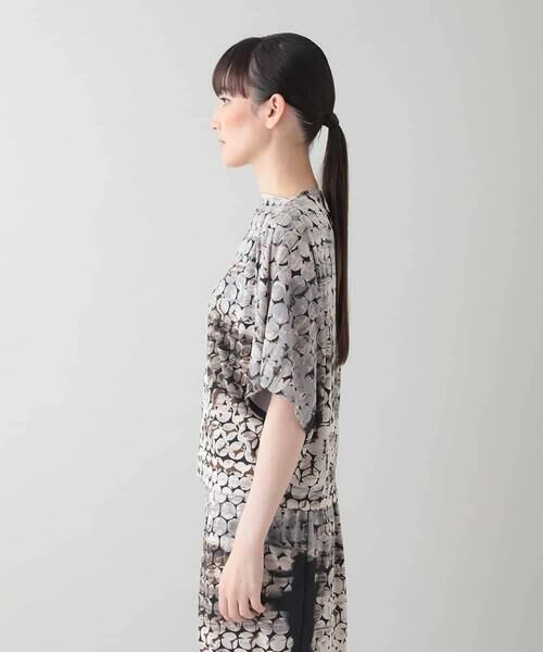 HIROKO KOSHINO / ヒロココシノ カットソー | ドット柄ジャージーカットソー/日本製/洗える | 詳細1