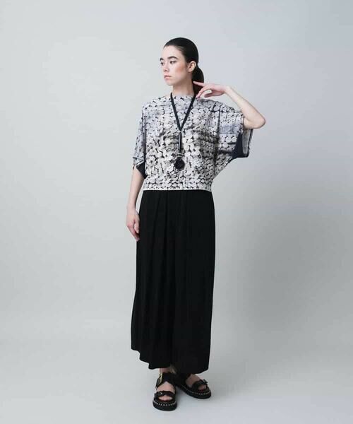 HIROKO KOSHINO / ヒロココシノ カットソー | ドット柄ジャージーカットソー/日本製/洗える | 詳細10