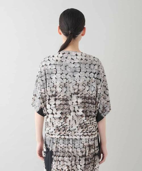 HIROKO KOSHINO / ヒロココシノ カットソー | ドット柄ジャージーカットソー/日本製/洗える | 詳細2