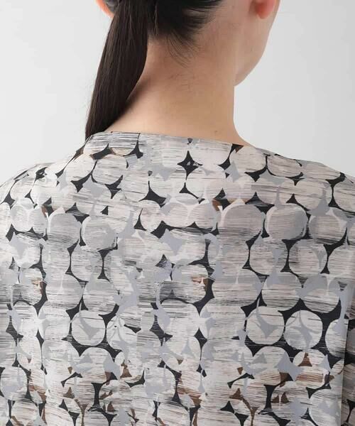 HIROKO KOSHINO / ヒロココシノ カットソー | ドット柄ジャージーカットソー/日本製/洗える | 詳細4