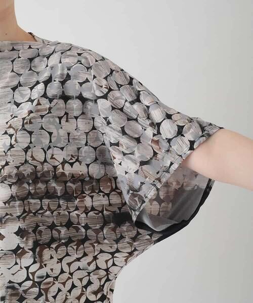 HIROKO KOSHINO / ヒロココシノ カットソー | ドット柄ジャージーカットソー/日本製/洗える | 詳細5