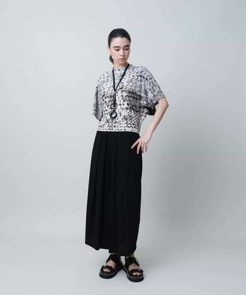 HIROKO KOSHINO / ヒロココシノ カットソー | ドット柄ジャージーカットソー/日本製/洗える | 詳細8