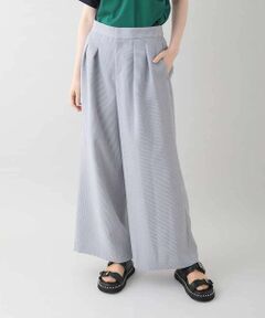 HIROKO KOSHINO / ヒロココシノ その他パンツ | ストライプサッカーワイドパンツ/日本製