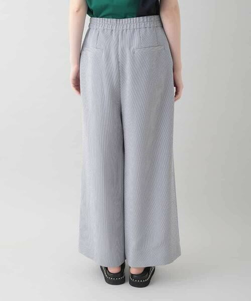 HIROKO KOSHINO / ヒロココシノ その他パンツ | ストライプサッカーワイドパンツ/日本製 | 詳細2