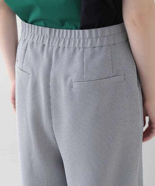 HIROKO KOSHINO / ヒロココシノ その他パンツ | ストライプサッカーワイドパンツ/日本製 | 詳細4