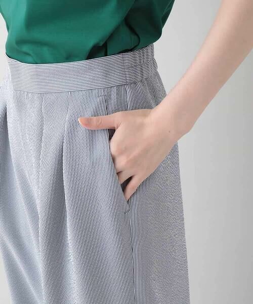 HIROKO KOSHINO / ヒロココシノ その他パンツ | ストライプサッカーワイドパンツ/日本製 | 詳細5