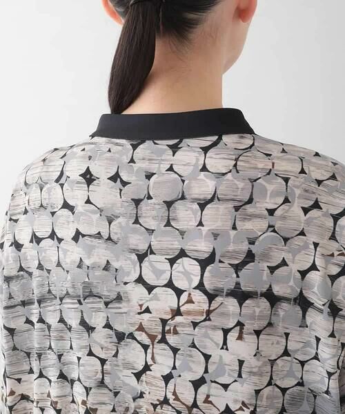 HIROKO KOSHINO / ヒロココシノ ロング・マキシ丈ワンピース | ドット柄ジャージーロングワンピース/日本製/洗える | 詳細5