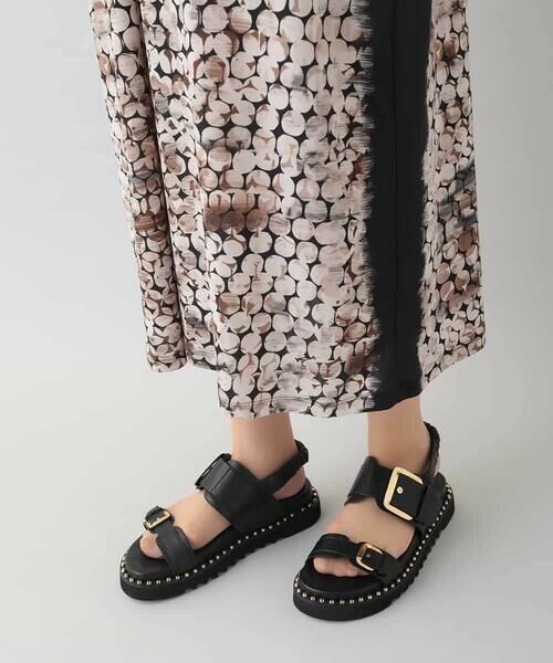 HIROKO KOSHINO / ヒロココシノ ロング・マキシ丈ワンピース | ドット柄ジャージーロングワンピース/日本製/洗える | 詳細8