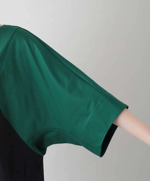 HIROKO KOSHINO / ヒロココシノ ロング・マキシ丈ワンピース | ツートンスムースワンピース/日本製/洗える | 詳細7