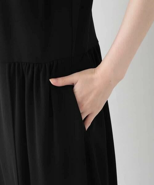 HIROKO KOSHINO / ヒロココシノ ロング・マキシ丈ワンピース | ラップギャザーワンピース/日本製/洗える | 詳細7