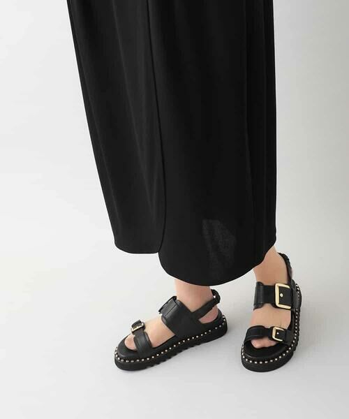 HIROKO KOSHINO / ヒロココシノ ロング・マキシ丈ワンピース | ラップギャザーワンピース/日本製/洗える | 詳細8