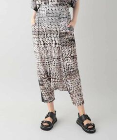 HIROKO KOSHINO / ヒロココシノ その他パンツ | ドット柄ジャージーサルエルパンツ/日本製/洗える