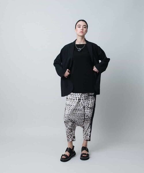 HIROKO KOSHINO / ヒロココシノ その他パンツ | ドット柄ジャージーサルエルパンツ/日本製/洗える | 詳細10