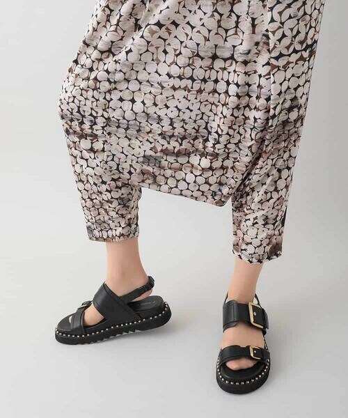 HIROKO KOSHINO / ヒロココシノ その他パンツ | ドット柄ジャージーサルエルパンツ/日本製/洗える | 詳細6