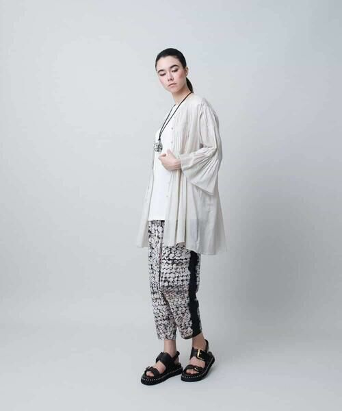 HIROKO KOSHINO / ヒロココシノ その他パンツ | ドット柄ジャージーサルエルパンツ/日本製/洗える | 詳細8