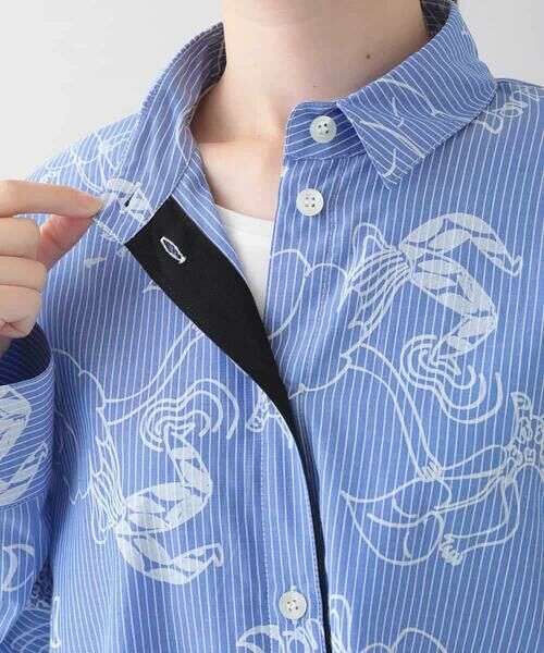 HIROKO KOSHINO / ヒロココシノ シャツ・ブラウス | イラストプリントロングブラウス/洗える | 詳細5