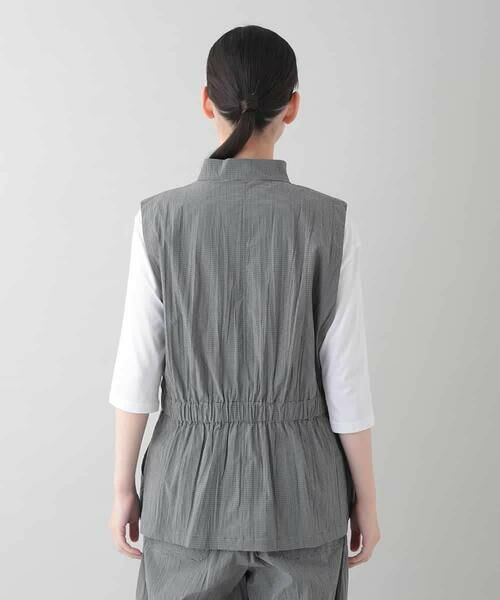 HIROKO KOSHINO / ヒロココシノ ベスト | ギンガムチェックベスト/洗える | 詳細3